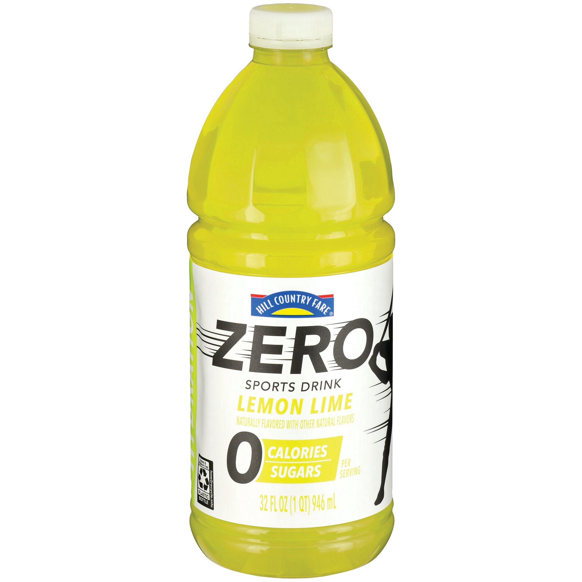 slide 1 of 1, Hill Country Fare Lemon Lime Zero Sports Drink - 32 oz, 32 oz