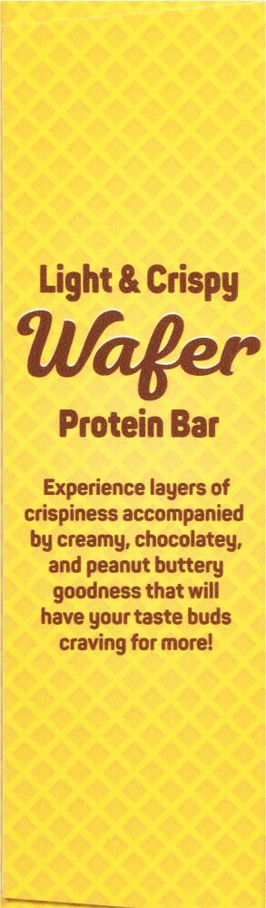 slide 3 of 6, Fitcrunch Wafer Chocolate Peanut Butter Protein Bars, 5 bars / 1.59 oz ea