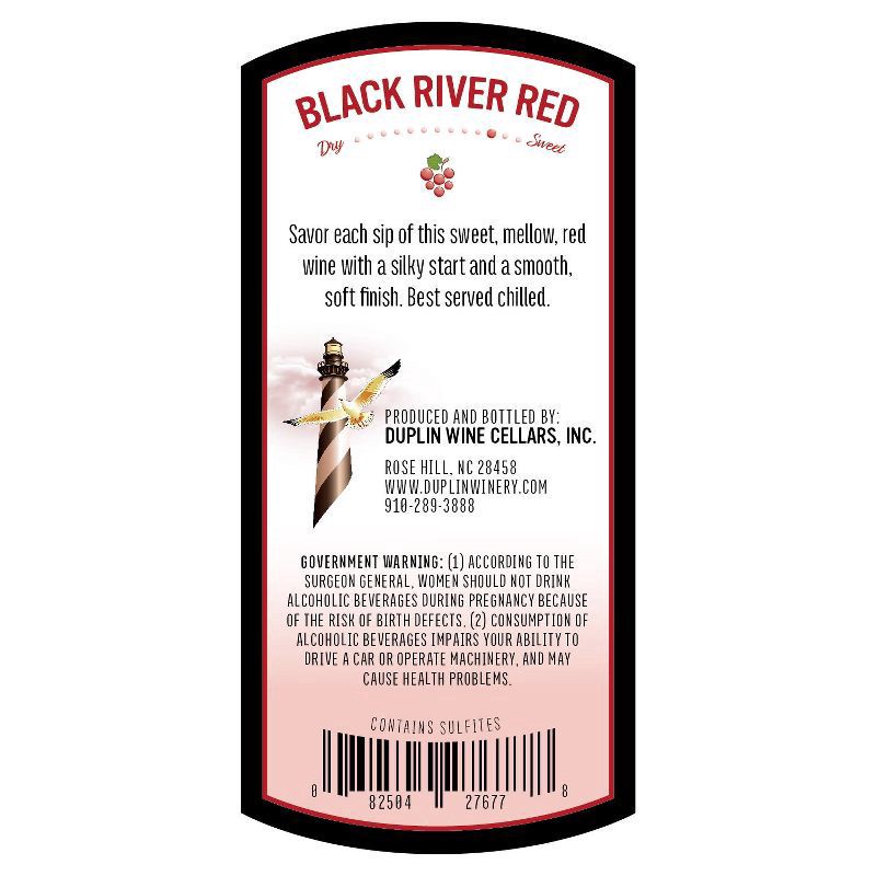 slide 4 of 9, Duplin Black River Red Blend Red Wine - 750ml Bottle, 750 ml