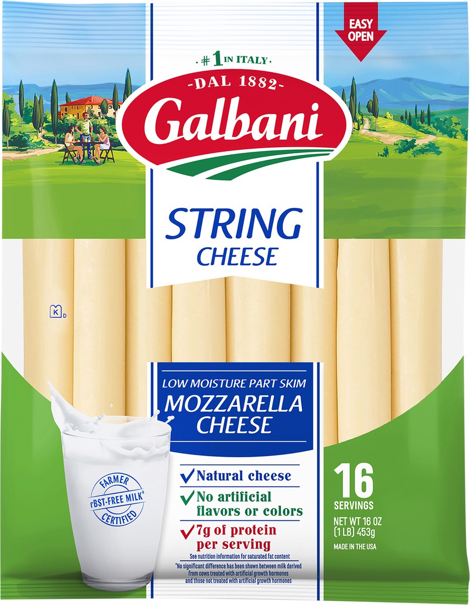 slide 4 of 7, Galbani Stringsters Riddles String Cheese - 16 Oz, 16 oz