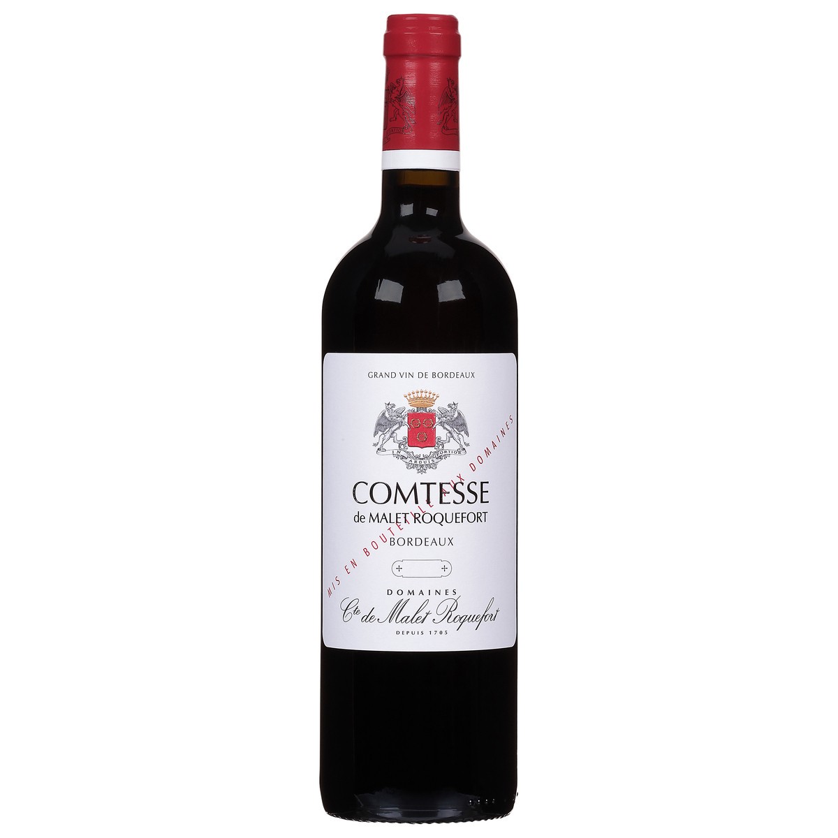 slide 9 of 11, Comtesse de Malet Roquefort Bordeaux 750 ml, 750 ml