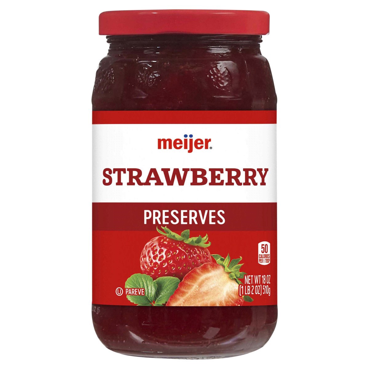 slide 1 of 17, Meijer Strawberry Preserve, 18 oz