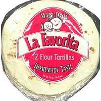 La Favorita Tortillas Flour Bag 12 Count - 24 Oz
