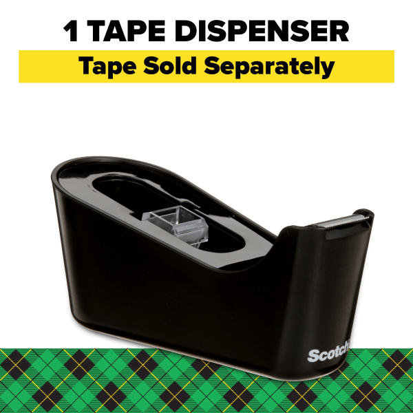 slide 4 of 7, Scotch Desktop 2-Tone Tape Dispensers, Assorted Colors, 1 ct