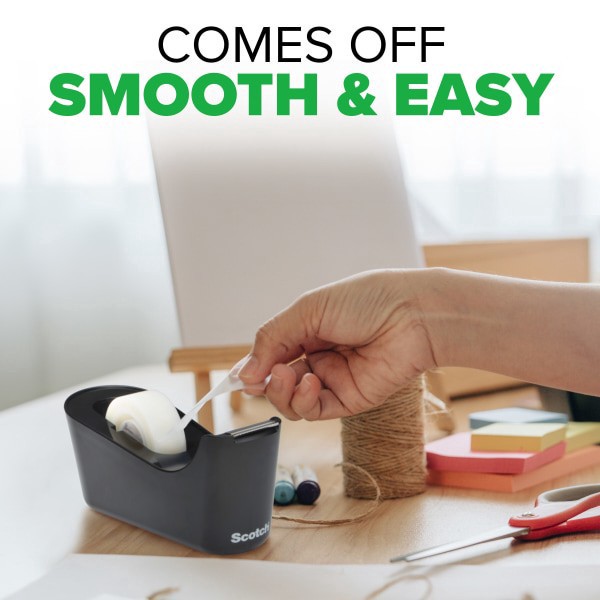 slide 3 of 7, Scotch Desktop 2-Tone Tape Dispensers, Assorted Colors, 1 ct