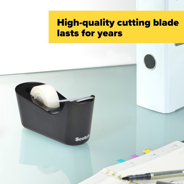 slide 5 of 7, Scotch Desktop 2-Tone Tape Dispensers, Assorted Colors, 1 ct
