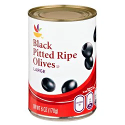 Giant Large Pitted Ripe Black Olives