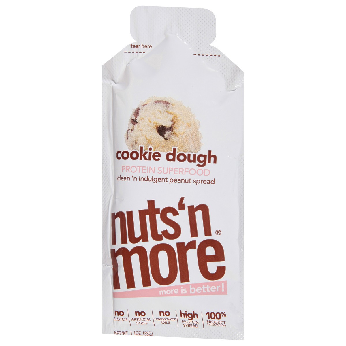 slide 9 of 13, Nuts 'N More Cookie Dough Peanut Spread 1.1 oz, 1.1 oz
