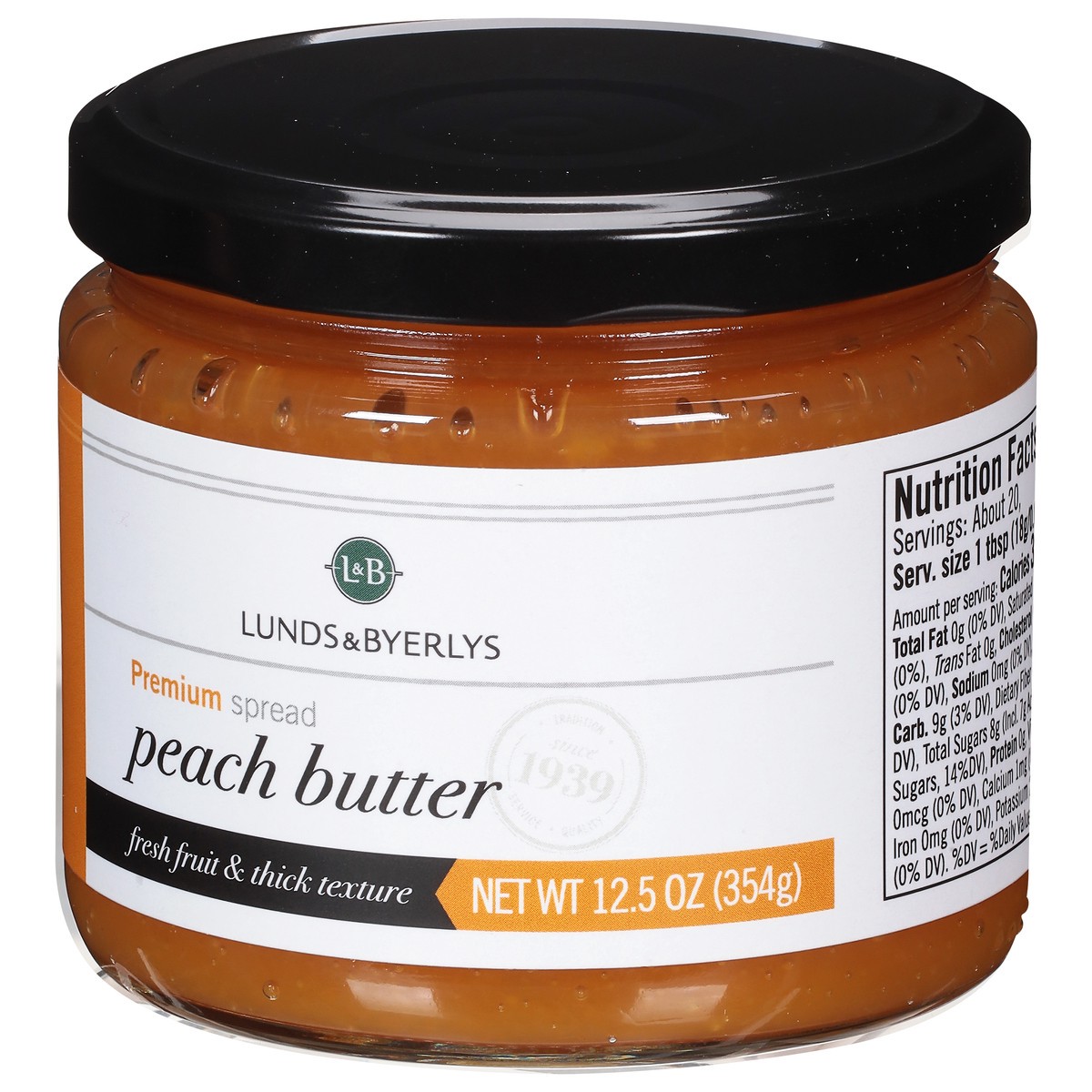 slide 10 of 13, Lunds & Byerlys Peach Butter Premium Spread 12.5 oz, 12.5 oz