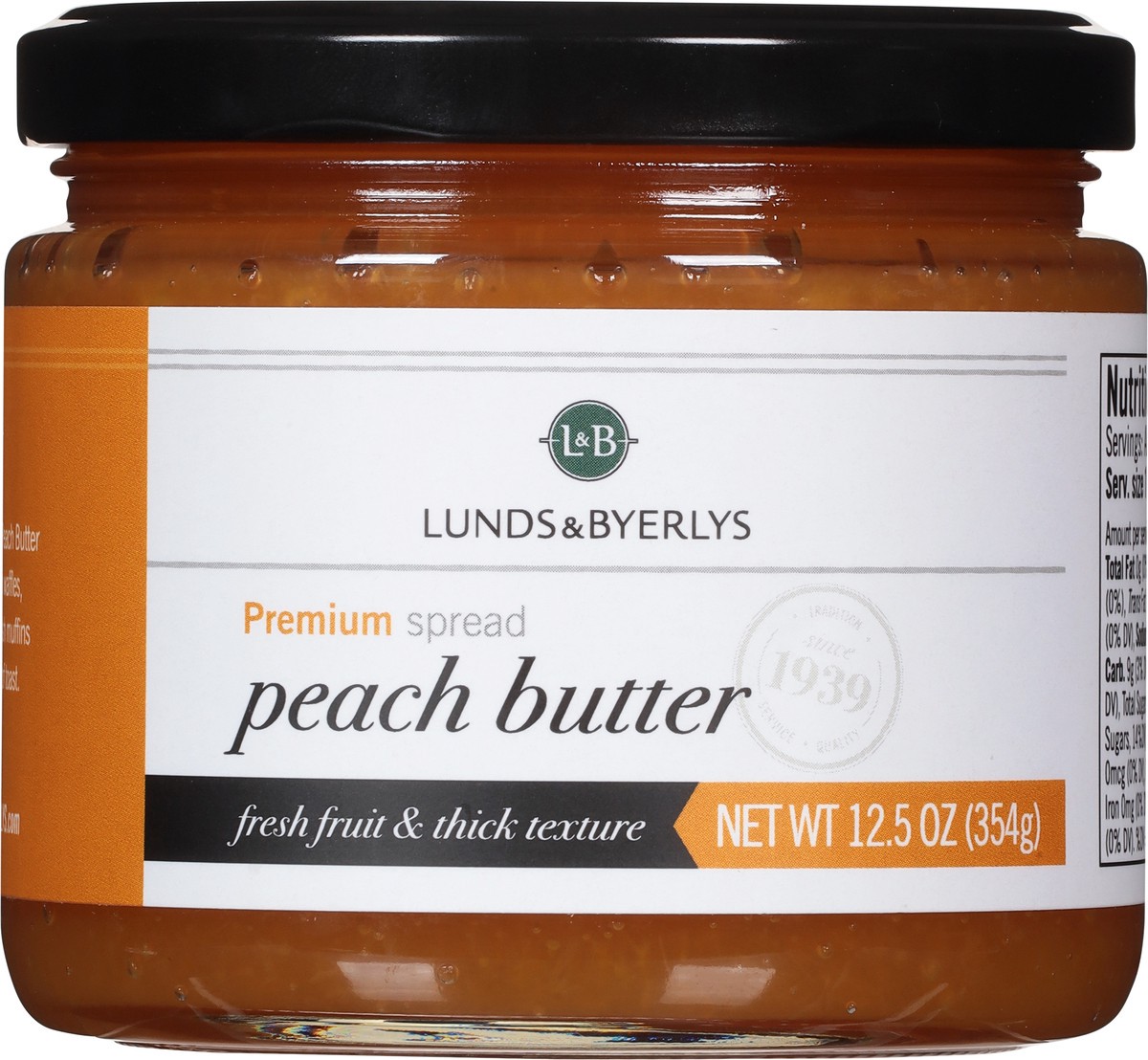 slide 2 of 13, Lunds & Byerlys Peach Butter Premium Spread 12.5 oz, 12.5 oz