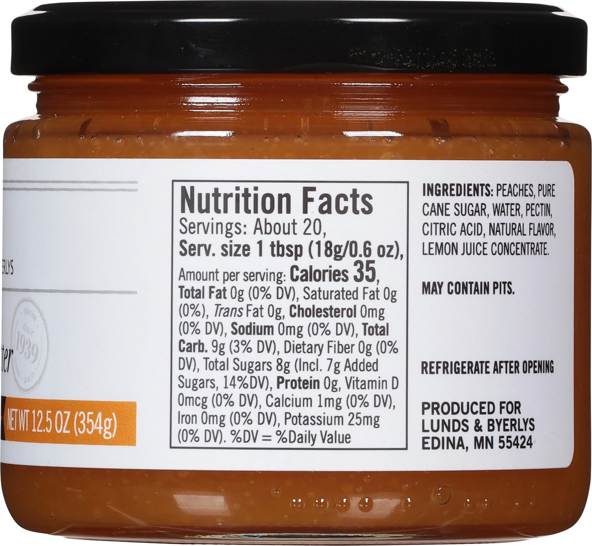 slide 6 of 13, Lunds & Byerlys Peach Butter Premium Spread 12.5 oz, 12.5 oz
