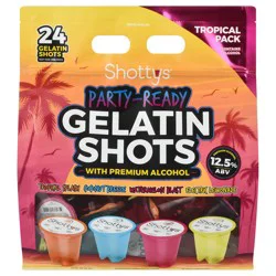 Shottys Party-Ready Gelatin Shots Tropical Pack - 24 ct - 50 ml