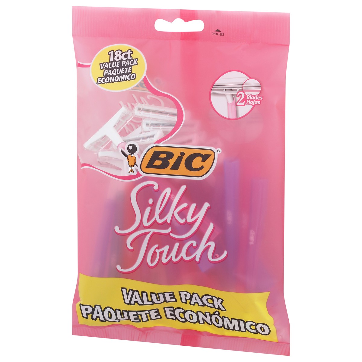 slide 7 of 9, BIC Silky Touch, 18 ct