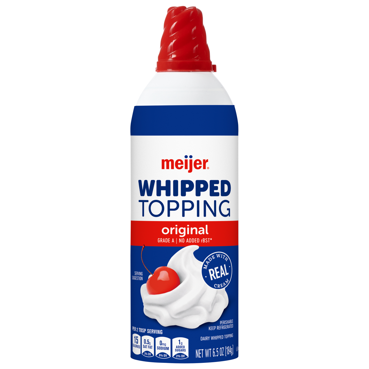 slide 1 of 9, Meijer Whipped Topping, 6.5 oz