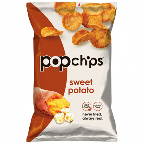 slide 1 of 5, popchips Sweet Potato Chips, 5 oz