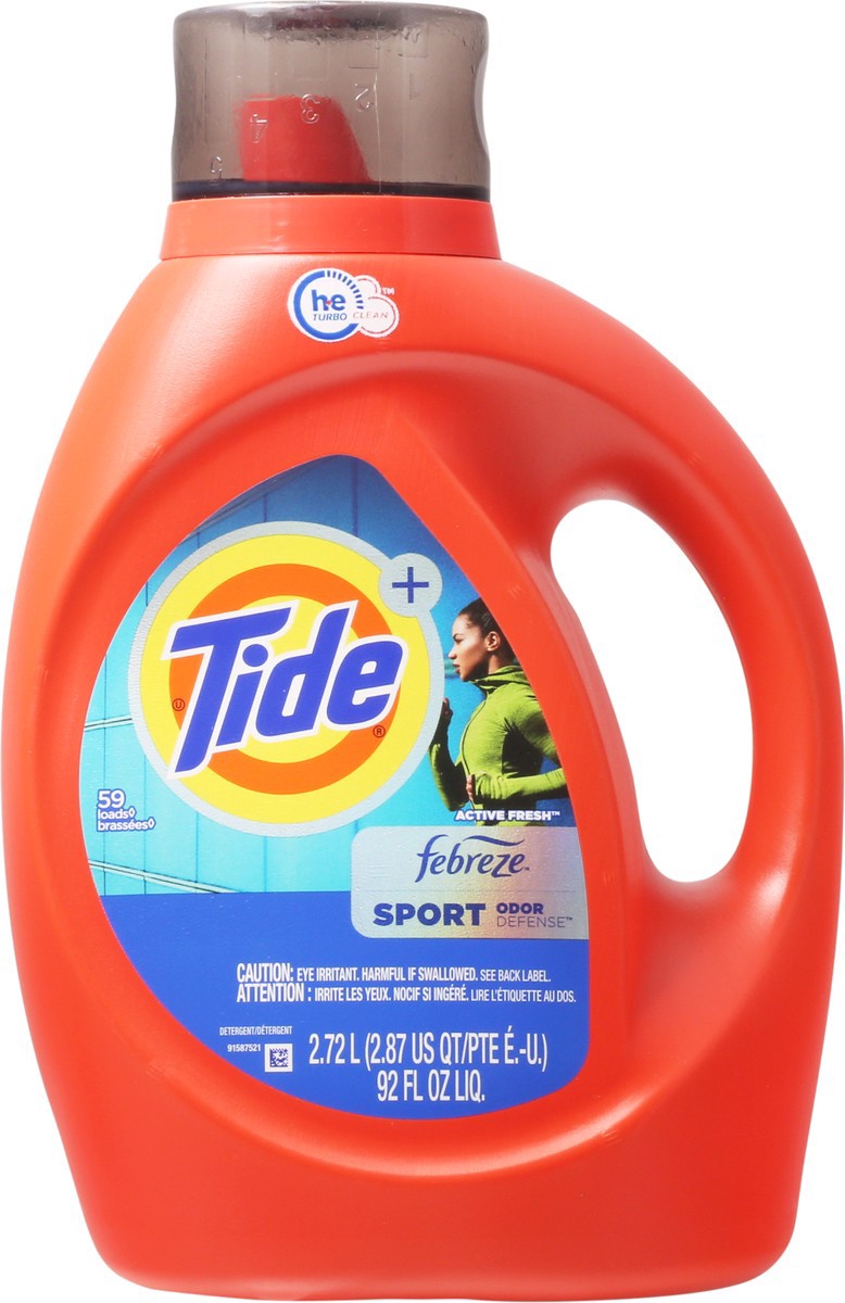 slide 2 of 9, Tide Active Fresh Detergent, 2.87 qt