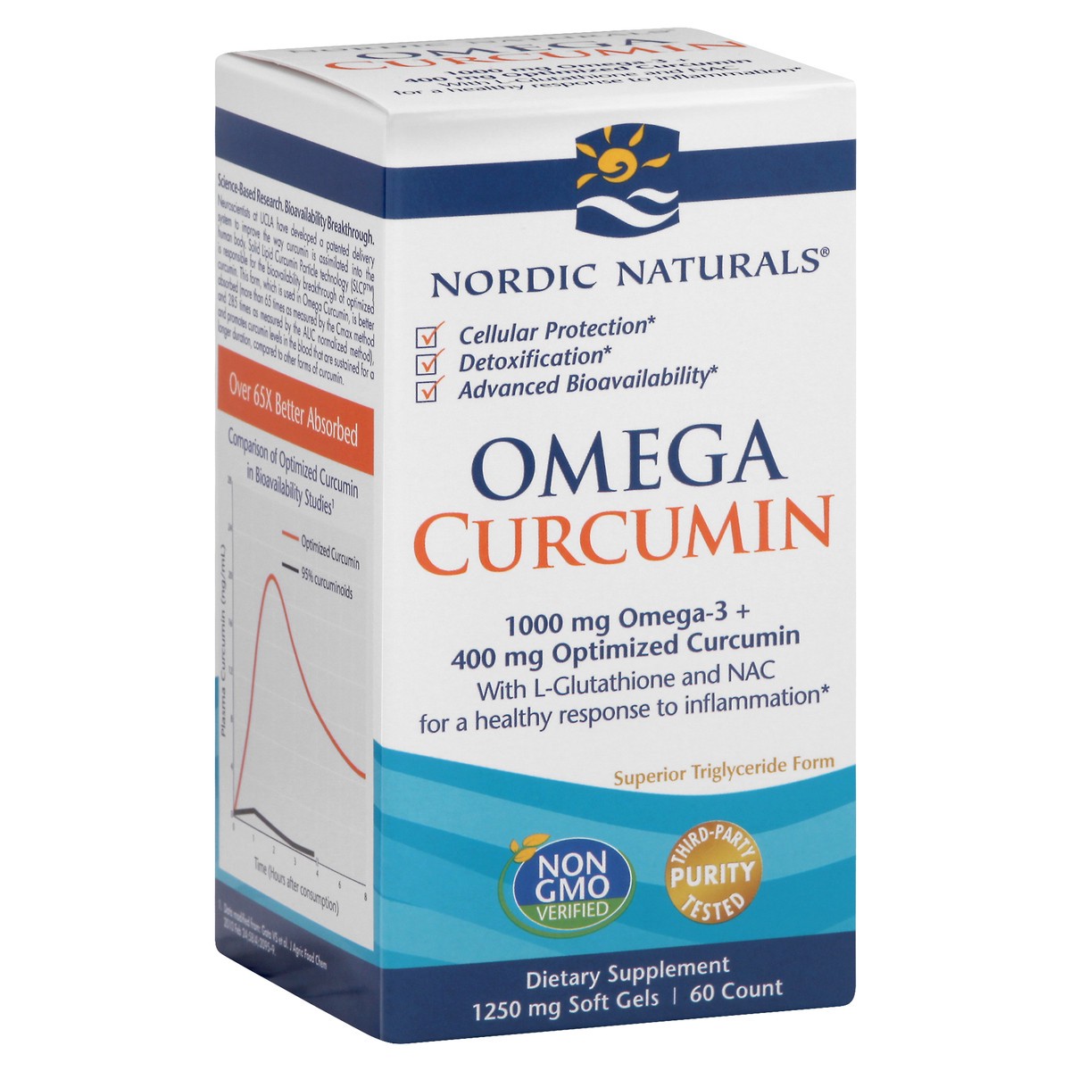 slide 13 of 13, Nordic Naturals Omega Curcumin Omega-3 + Curcumin, 60 ct