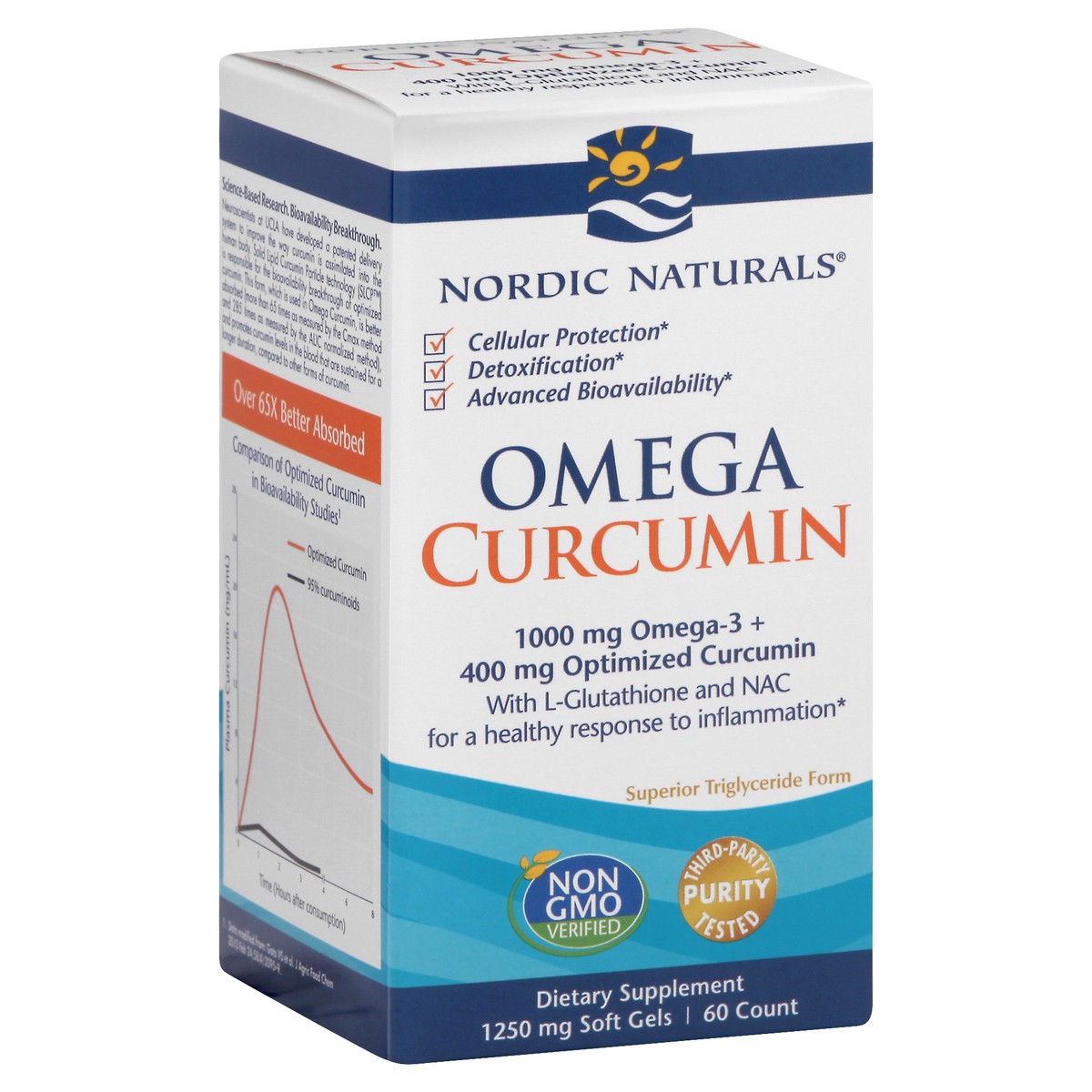 slide 9 of 13, Nordic Naturals Omega Curcumin Omega-3 + Curcumin, 60 ct