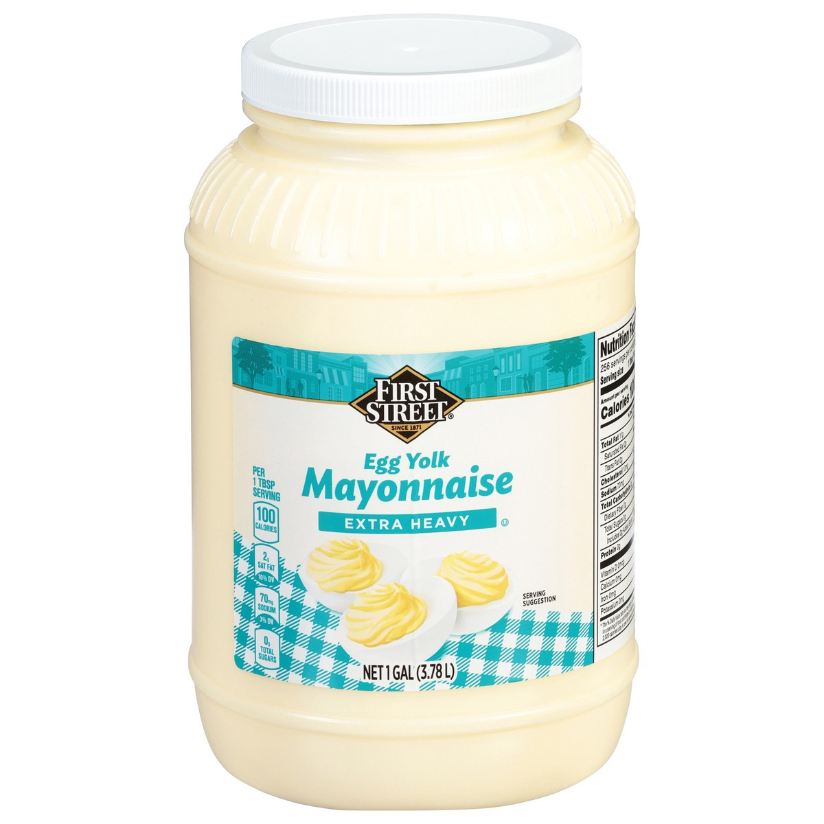 slide 10 of 13, First Street Extra Heavy Mayonnaise, 1 gal