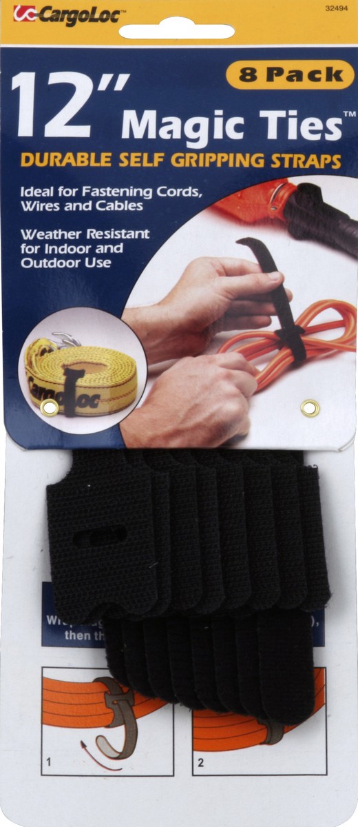 slide 3 of 3, CargoLoc Magic Ties 8 ea, 8 ct