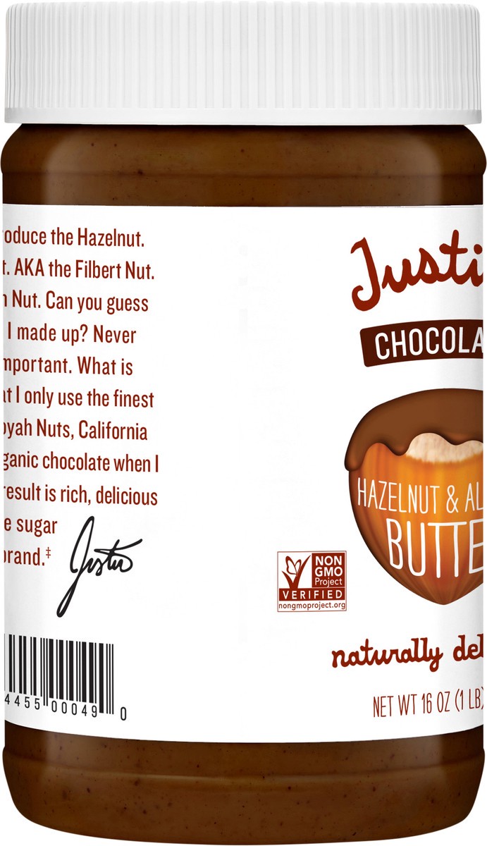 slide 6 of 10, Justin's Chocolate Hazelnut And Almond Butter - 16 oz, 16 oz