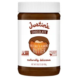 Justin's Chocolate Hazelnut And Almond Butter - 16 oz