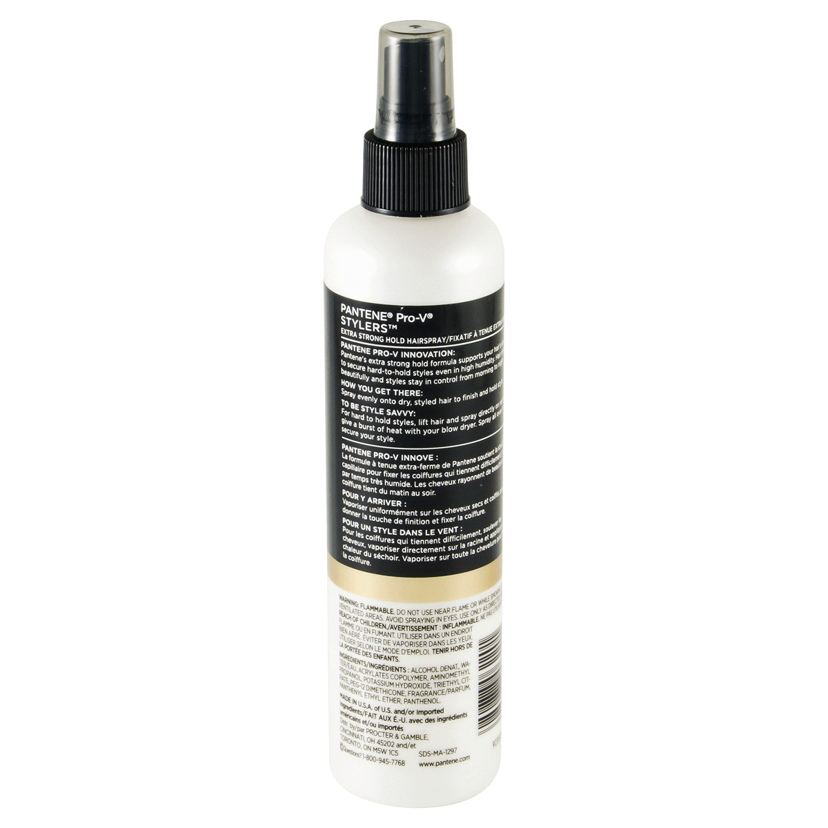 slide 51 of 68, Pantene Pro-V Level 4 Strong Hold Anti Humidity Non Aerosol Hair Spray for Frizz Control - 8.5 fl oz, 8.5 fl oz