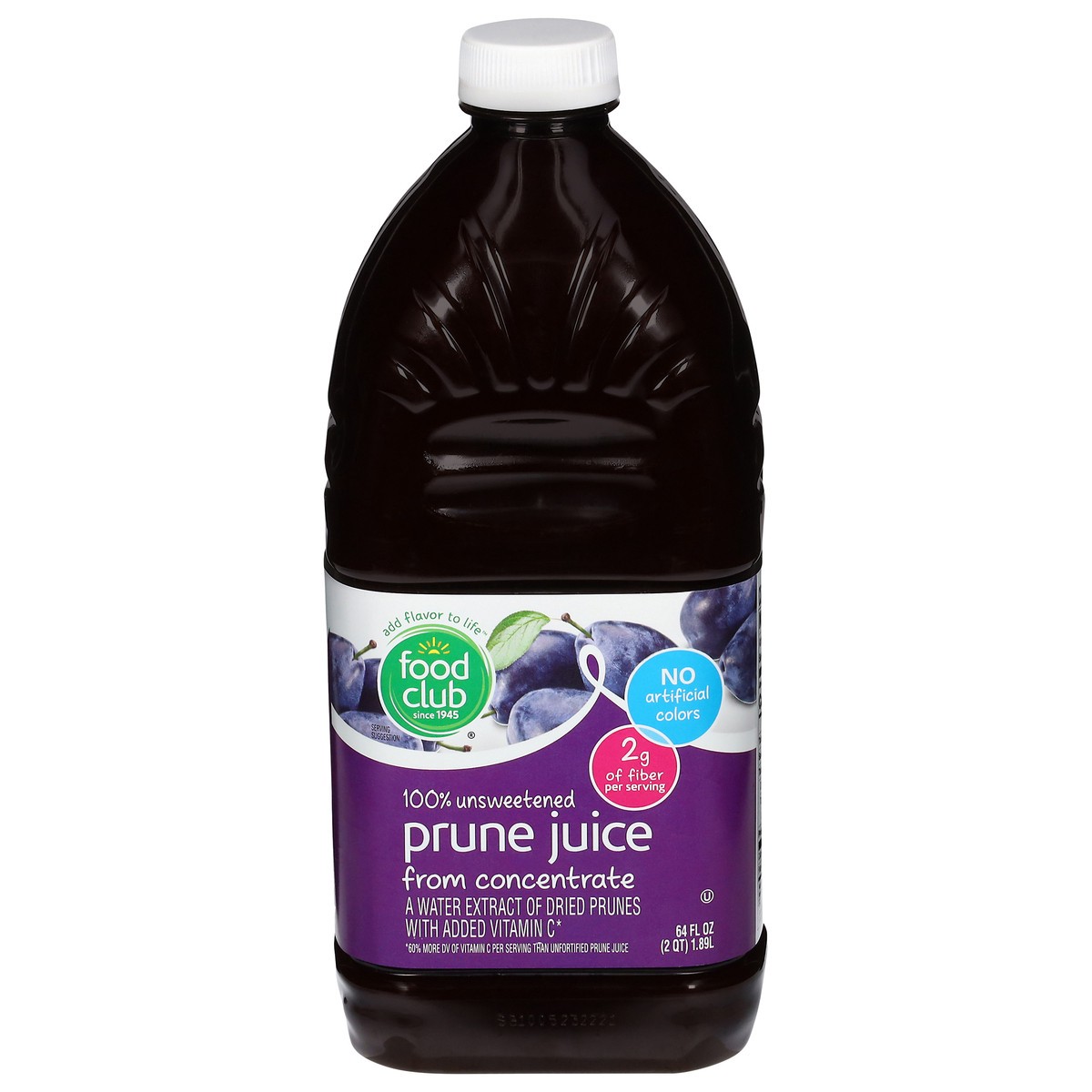 slide 3 of 16, Food Club 100% Unsweetened Prune Juice from Concentrate - 64 fl oz, 64 fl oz