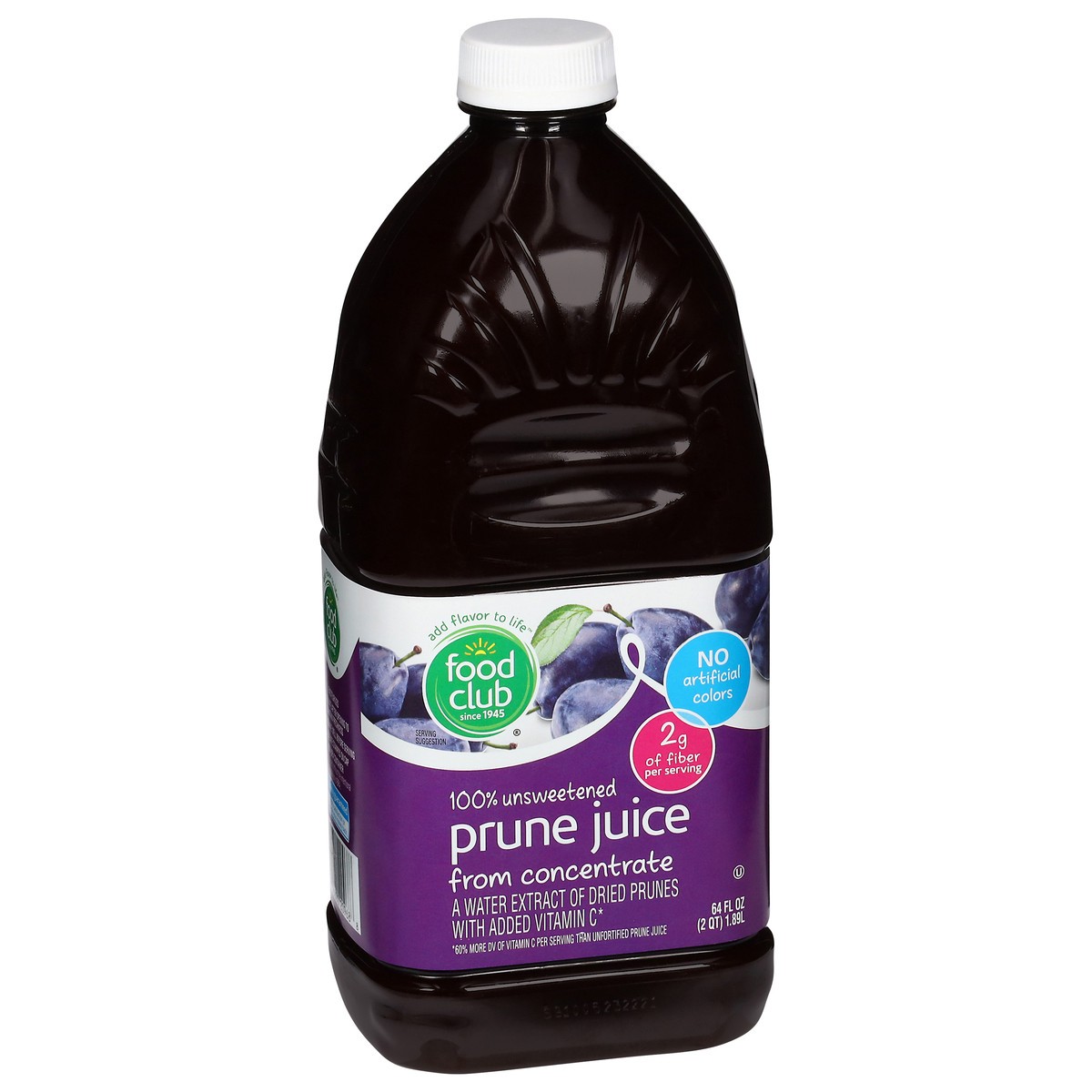 slide 2 of 16, Food Club 100% Unsweetened Prune Juice from Concentrate - 64 fl oz, 64 fl oz