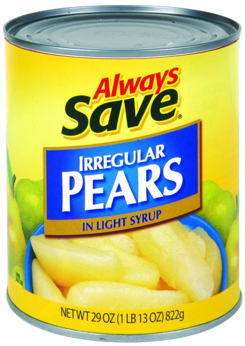 slide 1 of 1, Always Save Irregular Pears In Light Syrup, 29 oz