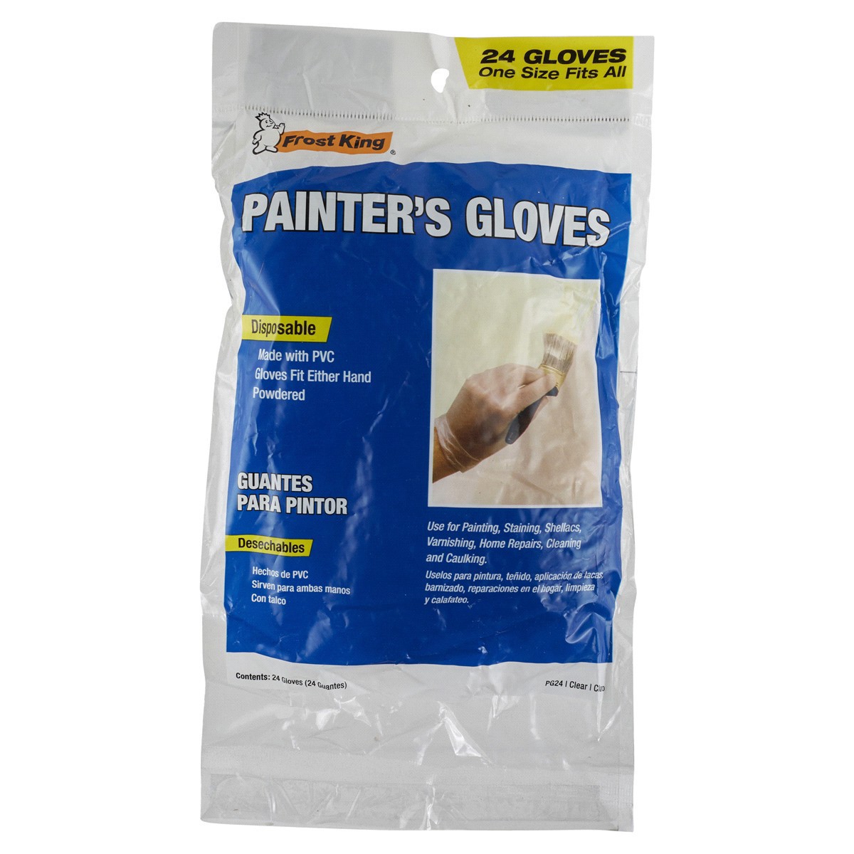 slide 1 of 5, Frost King Disposable Painters Gloves, 24 ct