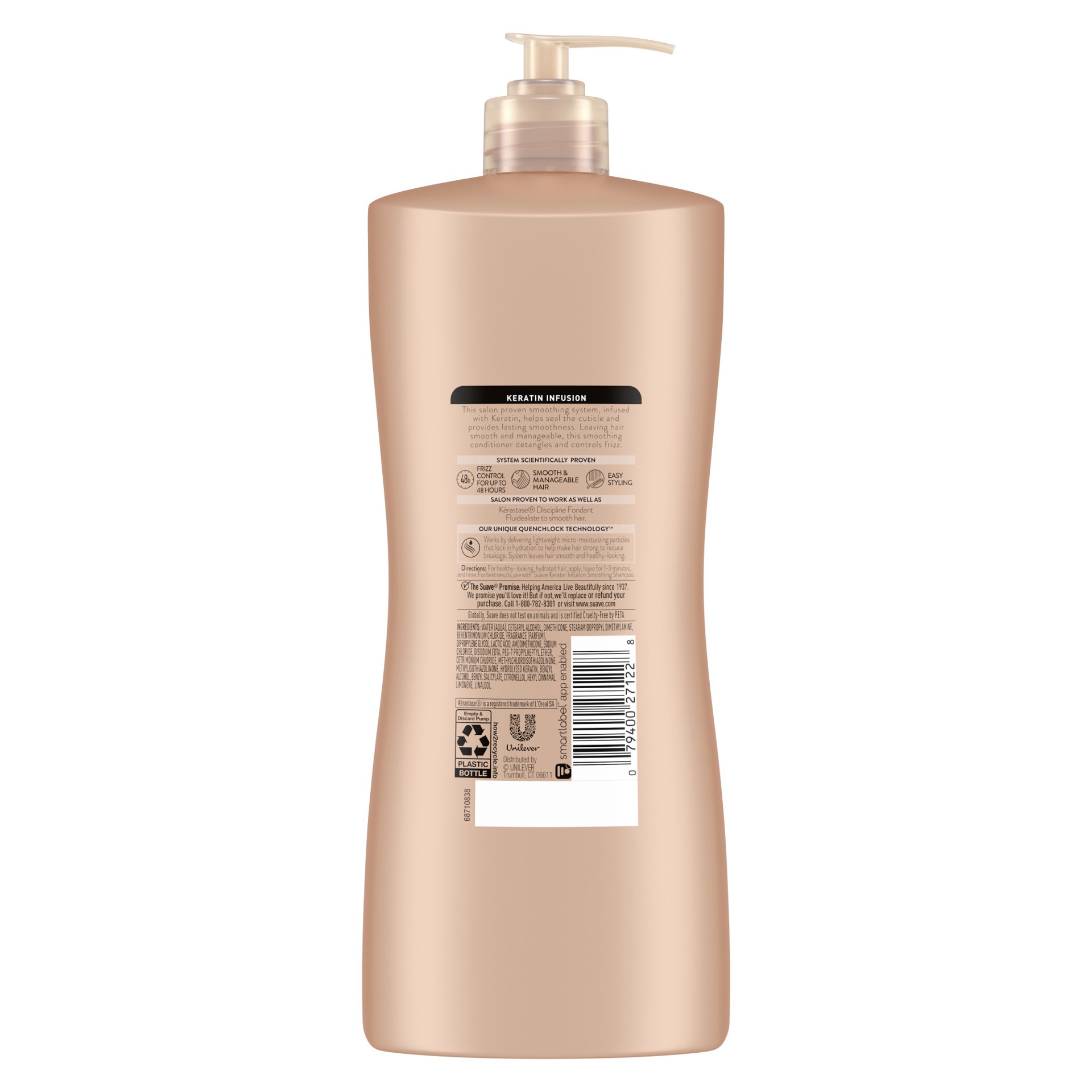 slide 2 of 7, Suave Professionals Smoothing Conditioner Keratin Infusion, 28 oz, 28 oz