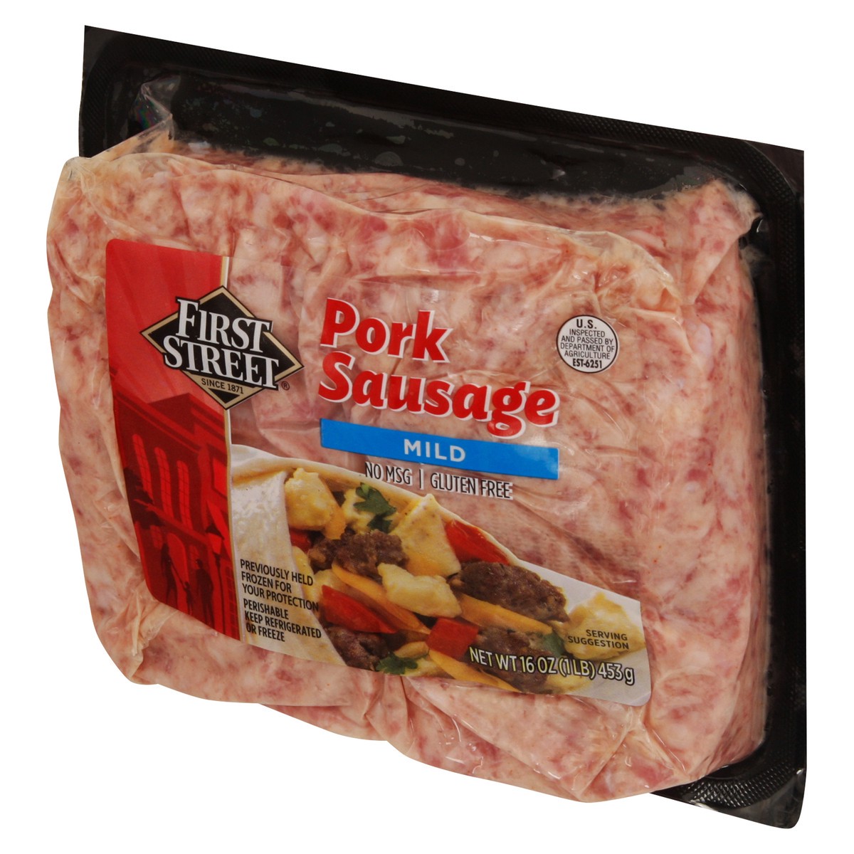 slide 9 of 13, First Street Fs Mild Sausage, 16 oz