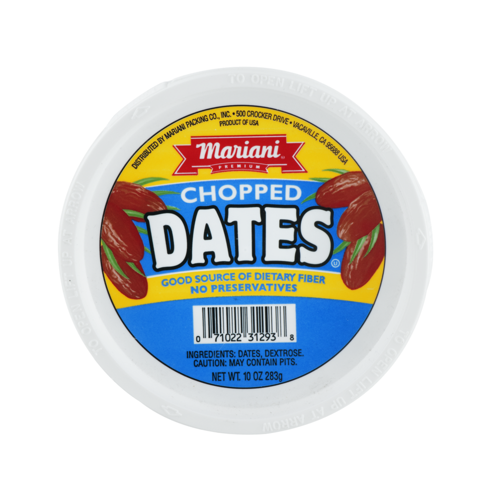 slide 1 of 8, Mariani Chopped Dates, 10 oz