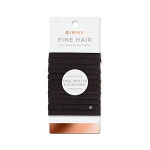 slide 1 of 1, gimMe Premium Fine Hair Hair Bands 12 Each, 12 ct