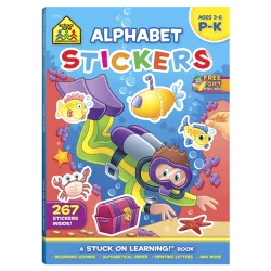 School Zone Alphabet Stickers Workbook