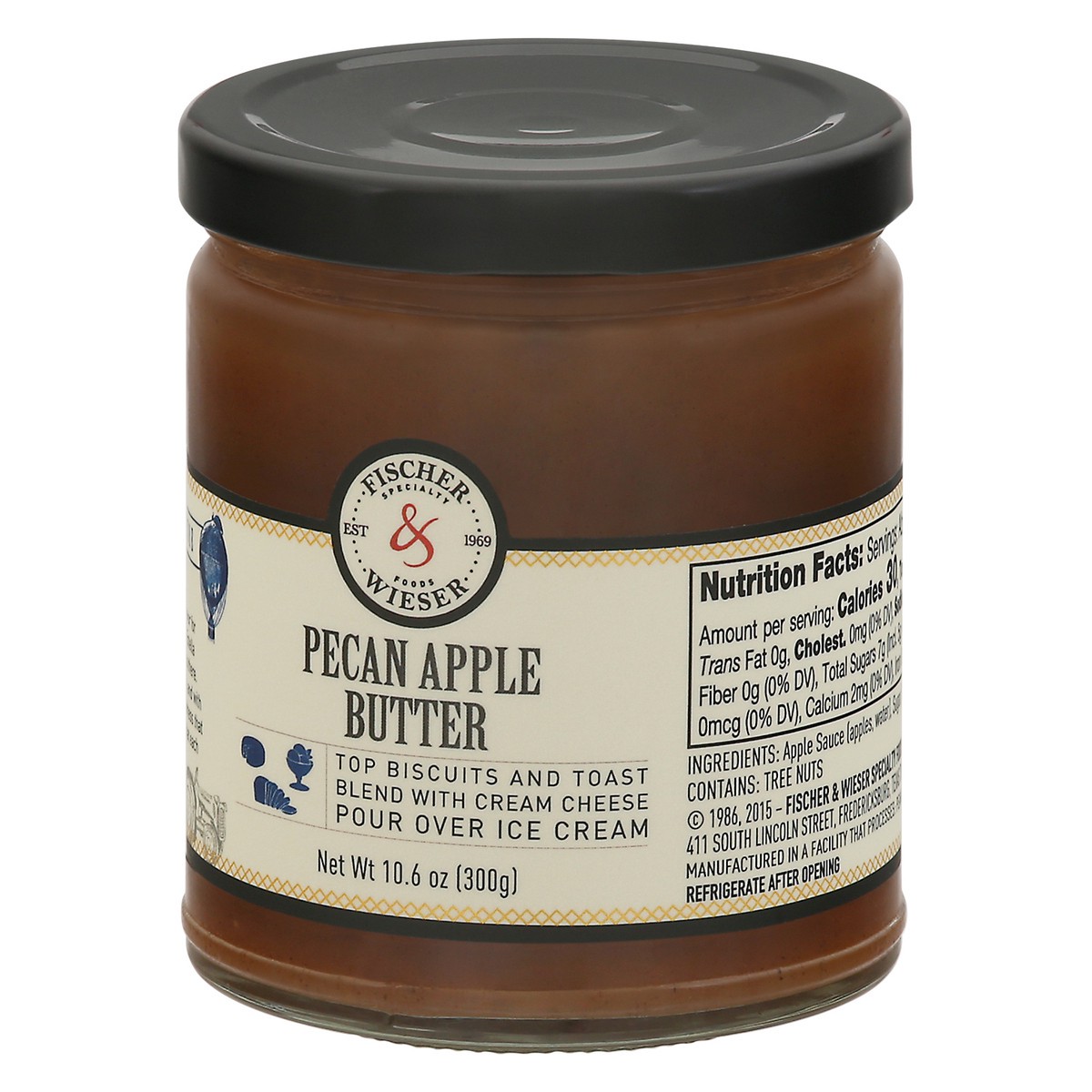 slide 3 of 11, Fischer & Wieser Pecan Apple Butter 10.6 oz, 10.6 oz