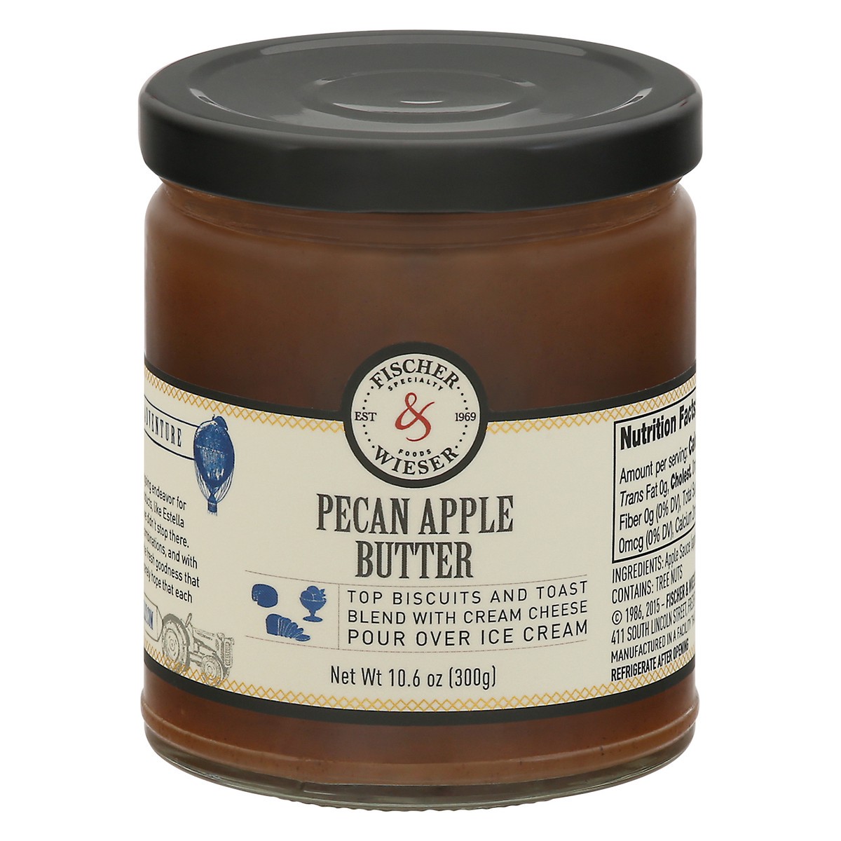 slide 11 of 11, Fischer & Wieser Pecan Apple Butter 10.6 oz, 10.6 oz