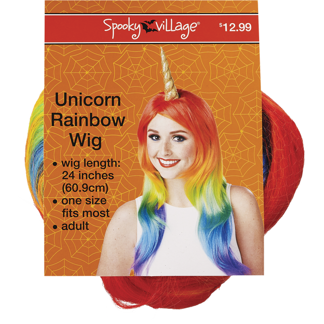 slide 1 of 1, SPOOKY VILLAGE Assorted Wig, 1 ct