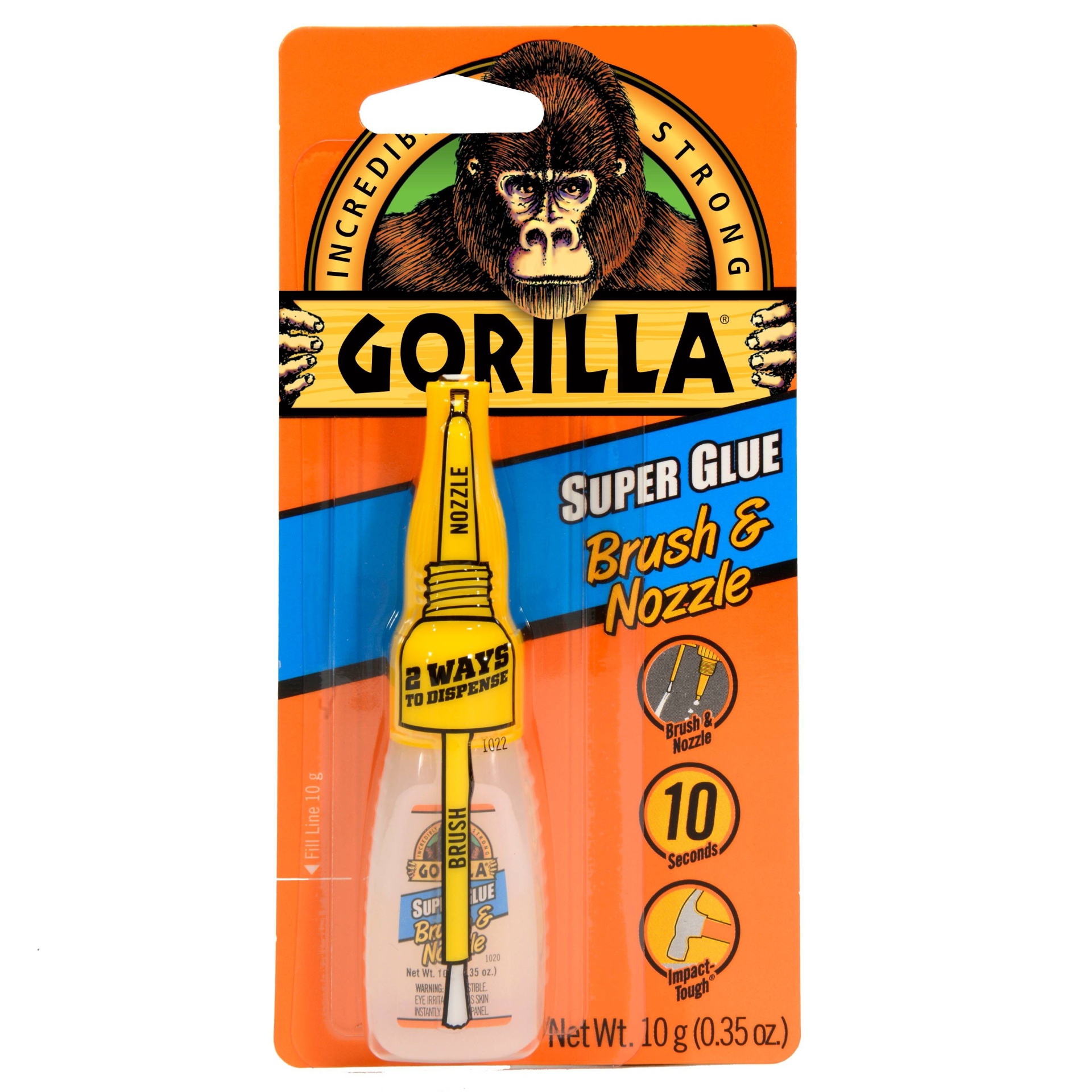 slide 1 of 4, Gorilla Glue Super Glue Clear, 0.35 oz