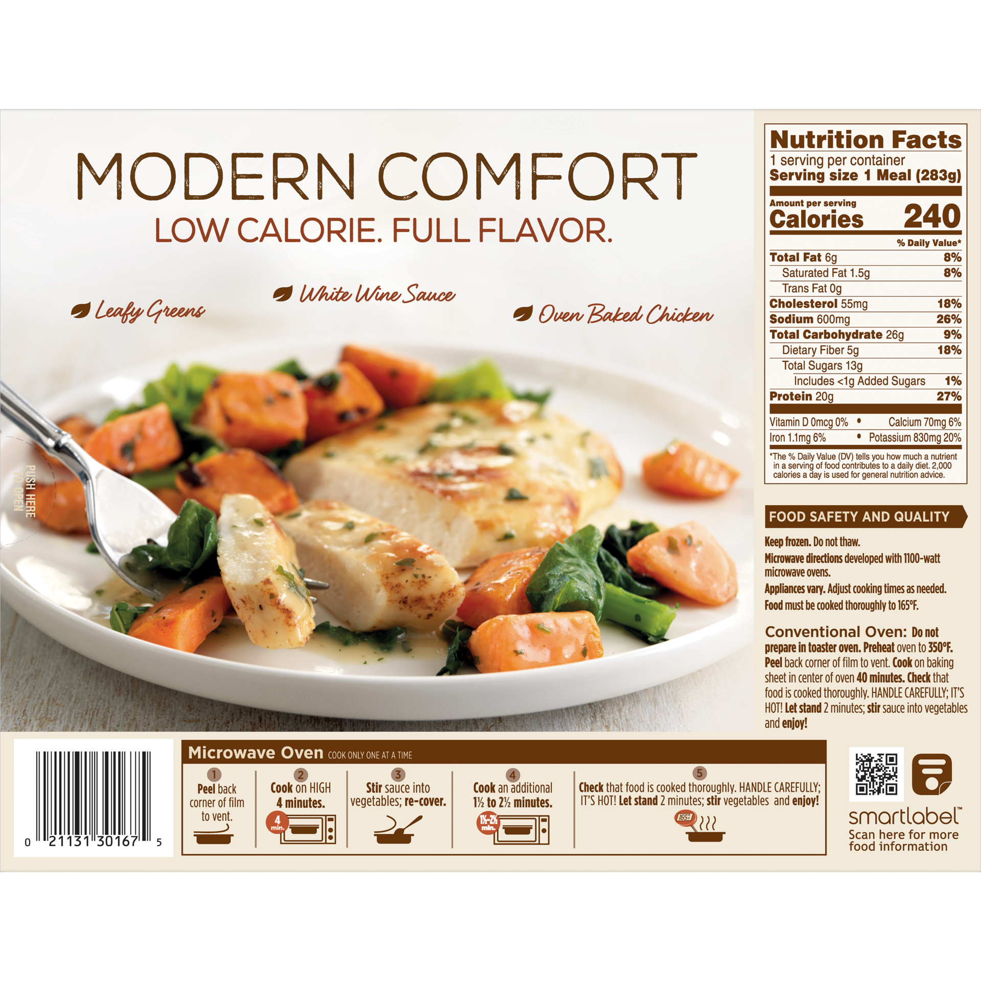 slide 2 of 2, Marie Callender's Delights Baked Chicken with Roasted Sweet Potatoes 10 oz, 10 oz