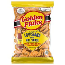 Golden Flake 4 oz Golden Flake LA Hot Pork Skins