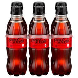 Coca-Cola Zero Sugar Bottles, 8.55 fl oz, 6 Pack
