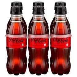 Coca-Cola Zero Sugar Bottles, 8.55 fl oz, 6 Pack