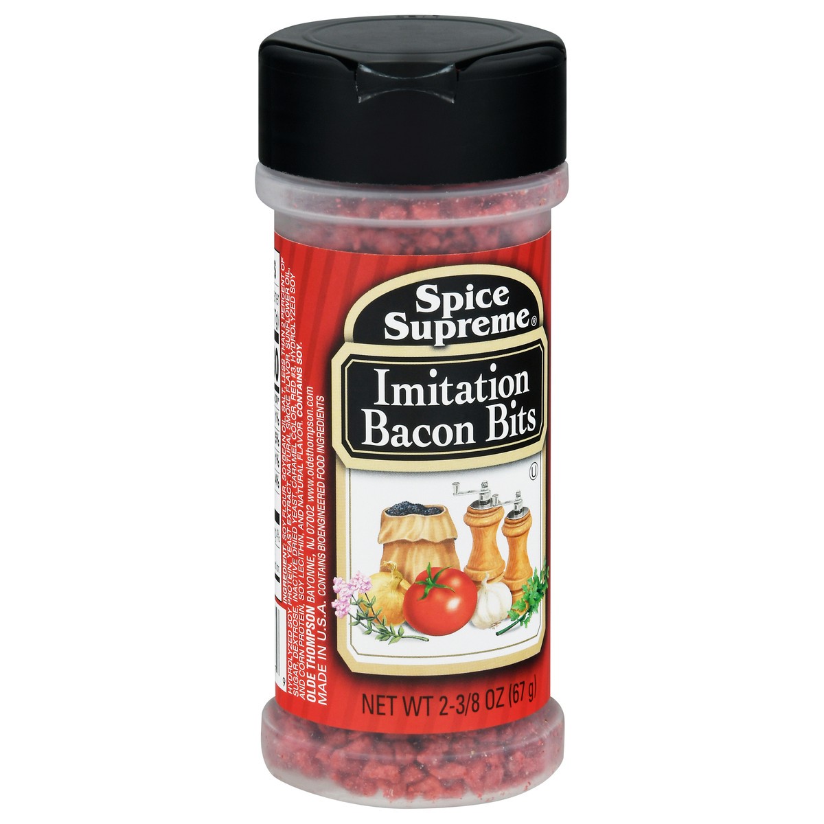 slide 4 of 9, Spice Supreme Imitation Bacon Bits 2.375 oz, 2.38 oz