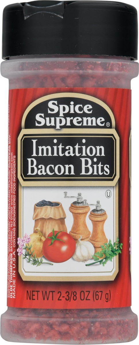 slide 5 of 9, Spice Supreme Imitation Bacon Bits 2.375 oz, 2.38 oz