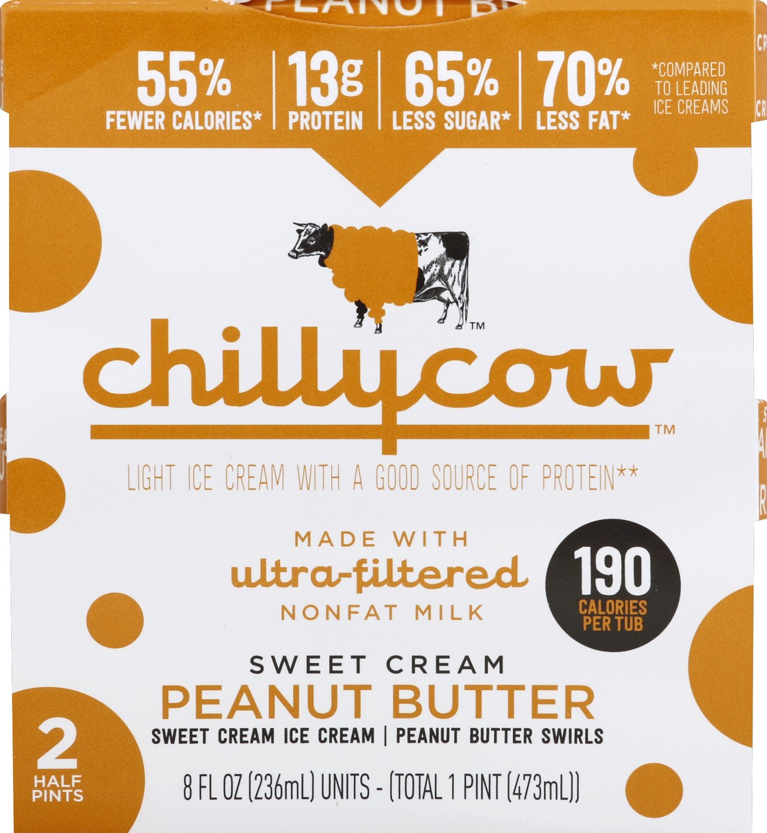 slide 1 of 5, CHILLYCOW Ice Cream 2 ea, 2 ct