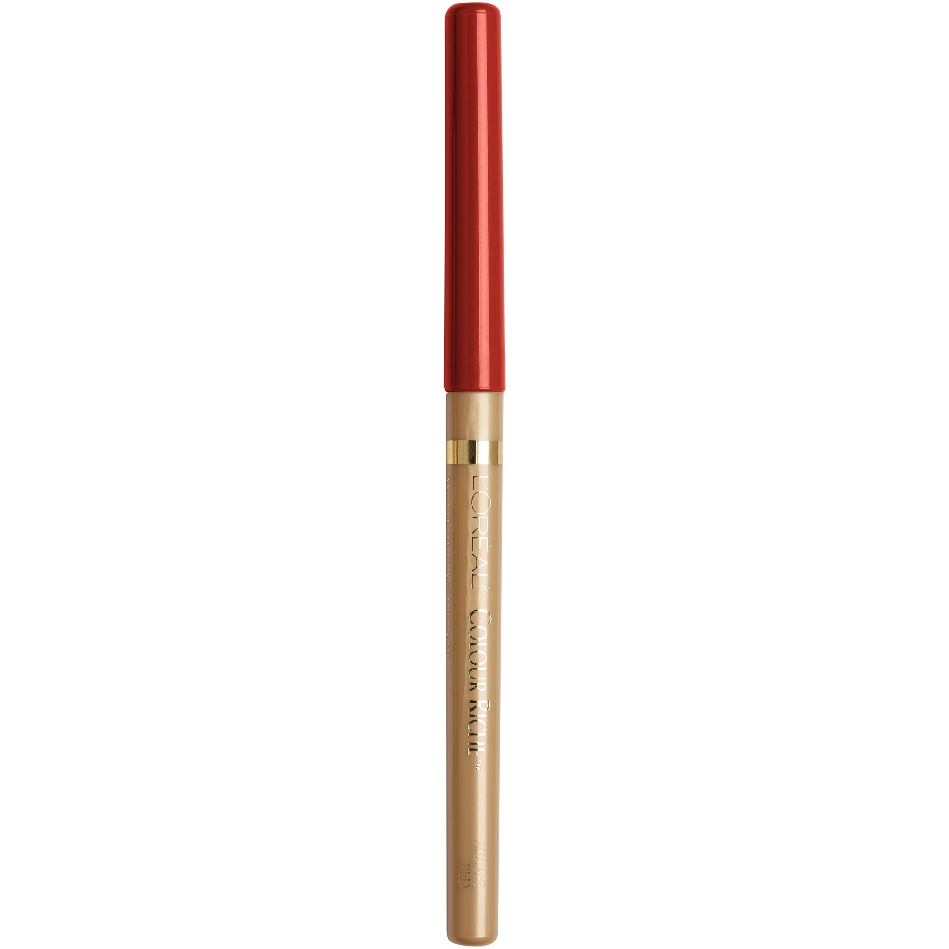 slide 1 of 5, L'Oréal L'Oreal Paris Colour Riche Lip Liner 765 Always Red - .007oz, 0.007 oz