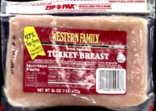 slide 1 of 1, Western Family Sli Turkey Breast, 16 oz