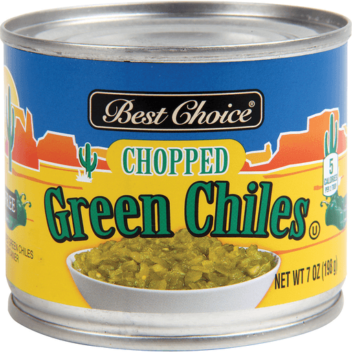 slide 1 of 1, Best Choice Chopped Green Chiles, 7 oz